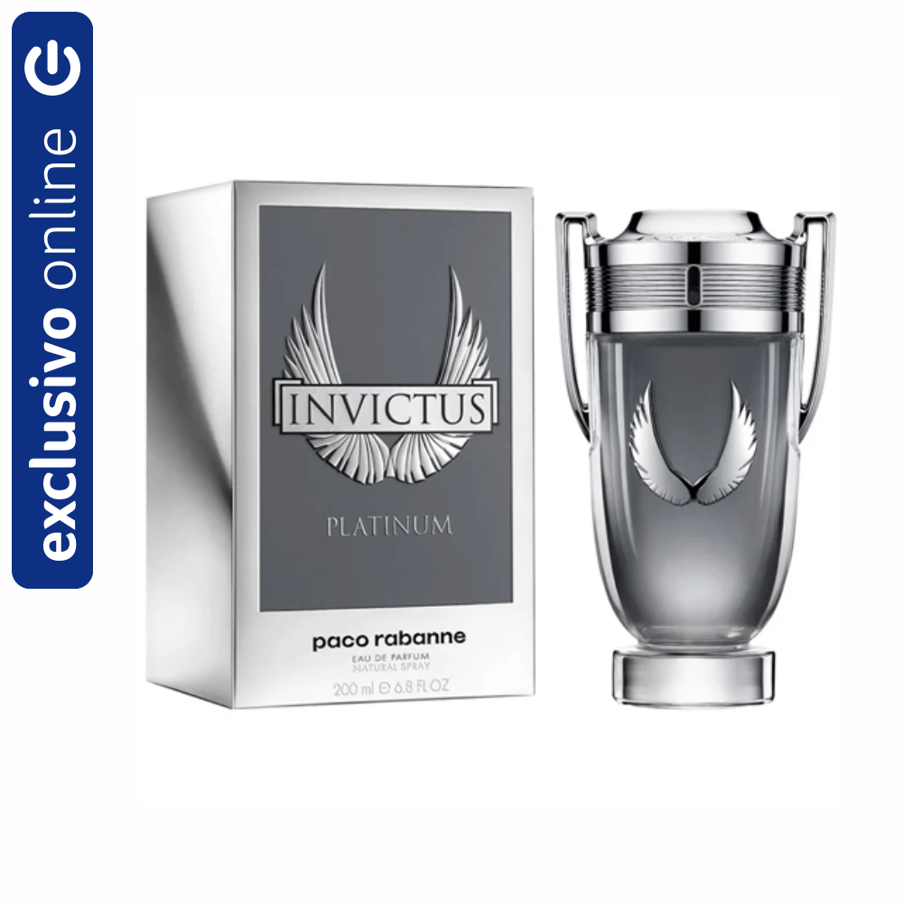 Paco Rabanne Invictus Platinum Eau de Parfum Perfume Masculino 200ml