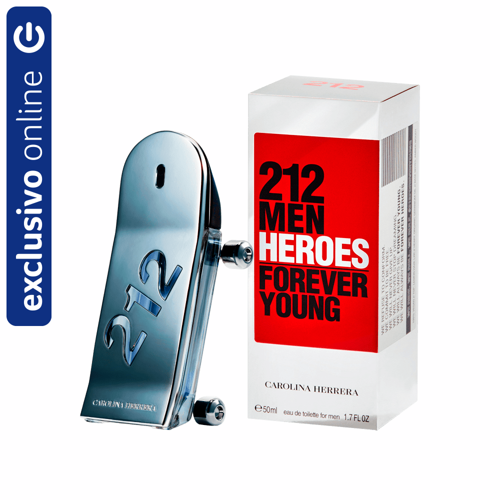 Perfume Masculino 212 Heroes Man Eau De Parfum Carolina Herrera 50ml