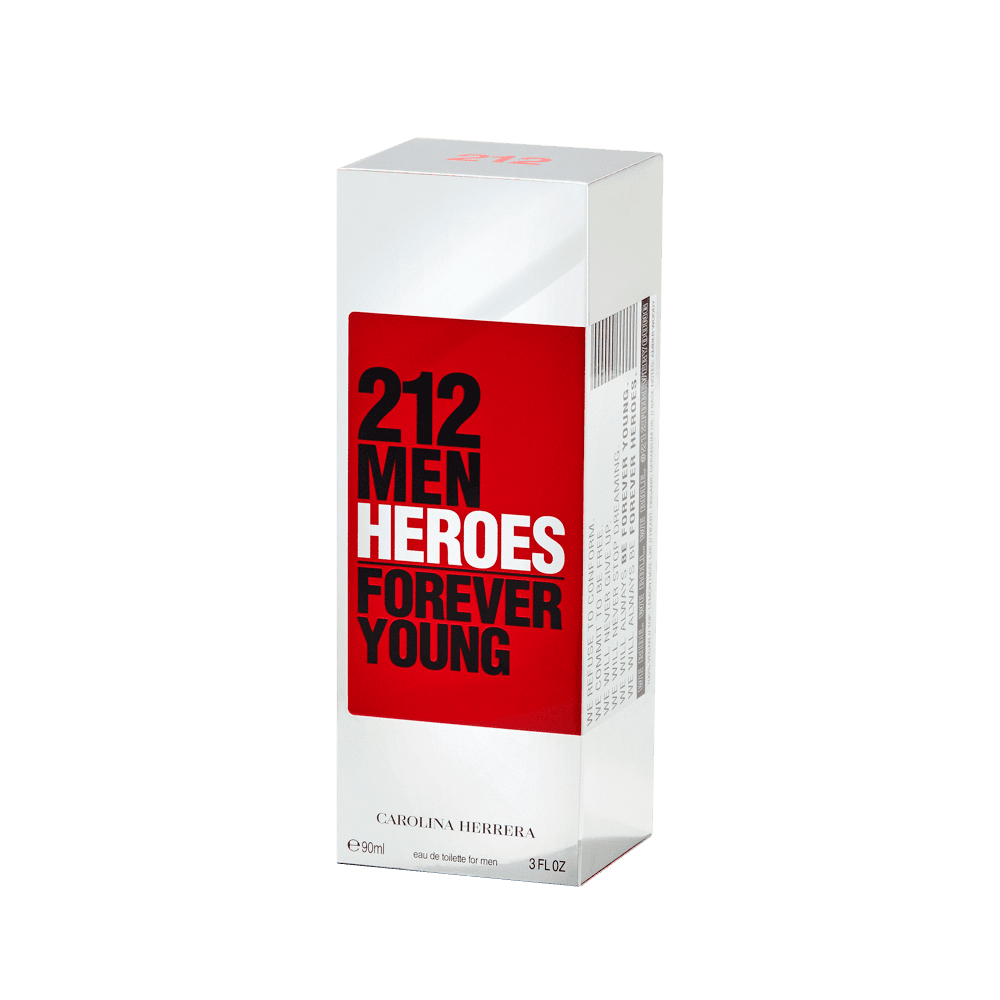 Perfume Masculino 212 Heroes Man Eau De Parfum Carolina Herrera 90ml