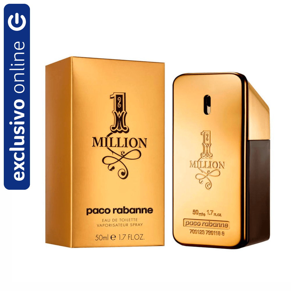 Paco Rabanne One Million Eau De Toilette Perfume Masculino 50Ml