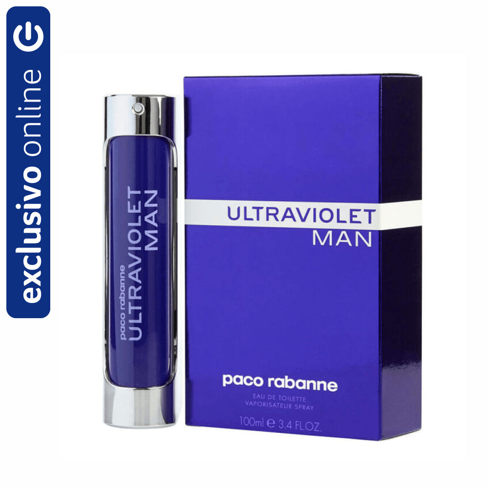 Paco Rabanne Ultra Violet Man Eau De Toilette Perfume Masculino 100Ml