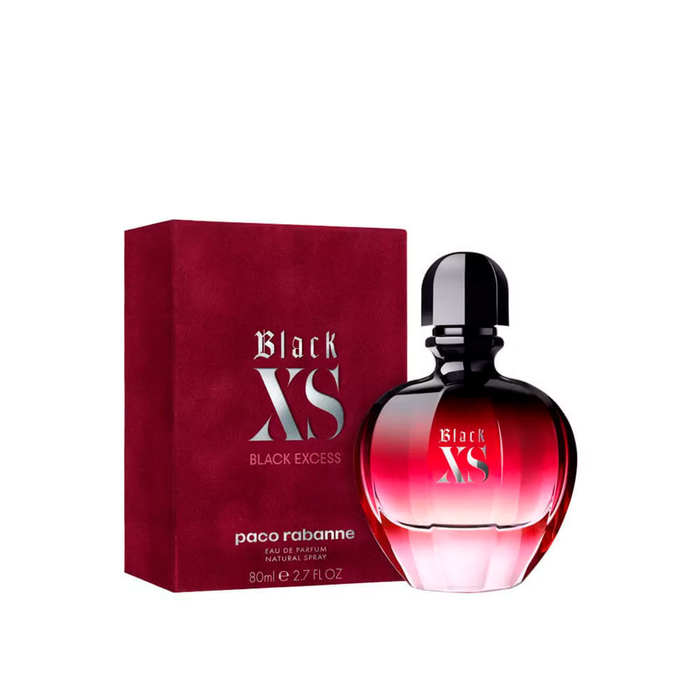 Paco Rabanne Black XS For Her Eau De Parfum Perfume Feminino 80Ml