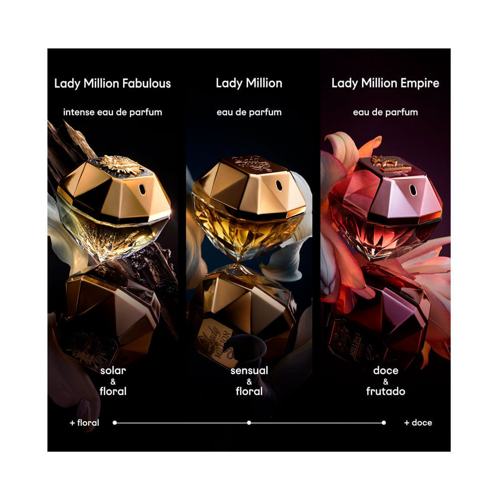 Paco Rabanne Lady Million Fabulous Eau De Parfum Perfume Feminino 50Ml