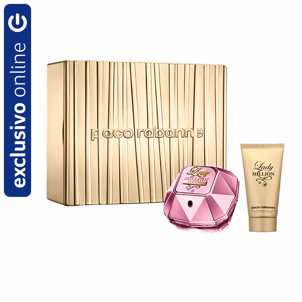 Kit Paco Rabanne Lady Million Empire Feminino Eau De Parfum 50ml + Body Lotion 75Ml