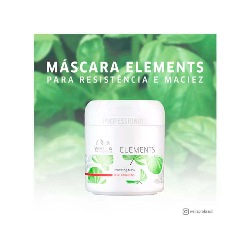 Máscara Regeneradora Wella Professionals Elements 150Ml