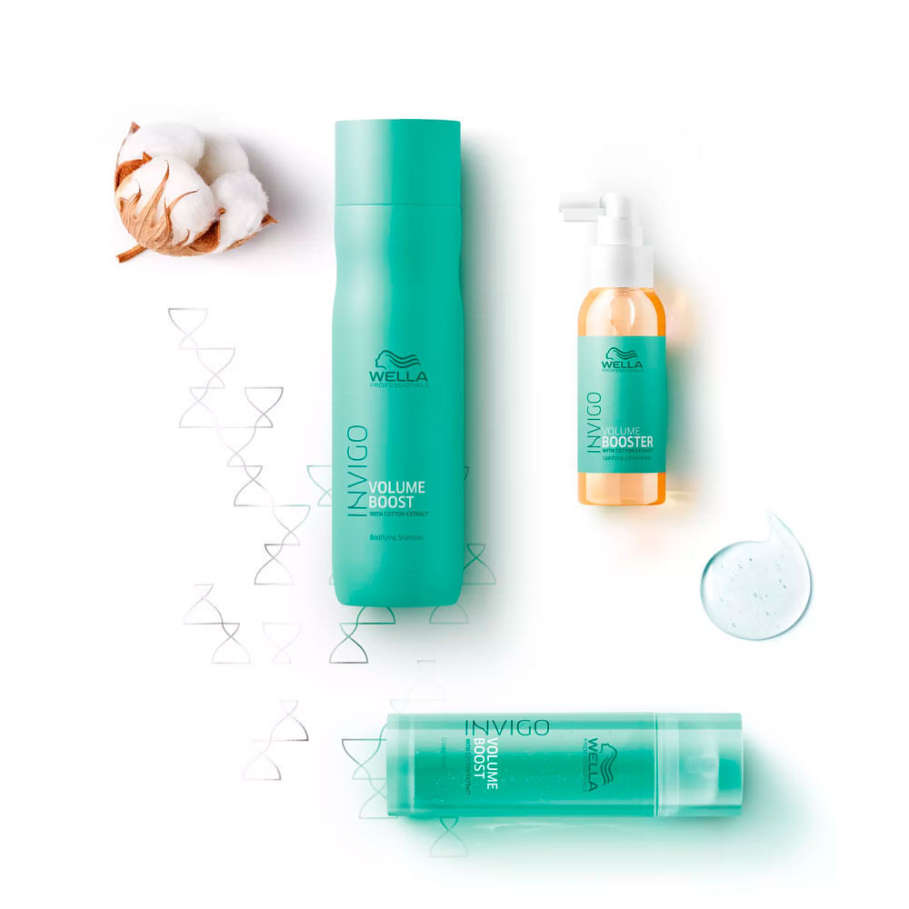 Máscara De Tratamento Invigo Volume Boost Crystal Wella Professionals 145Ml