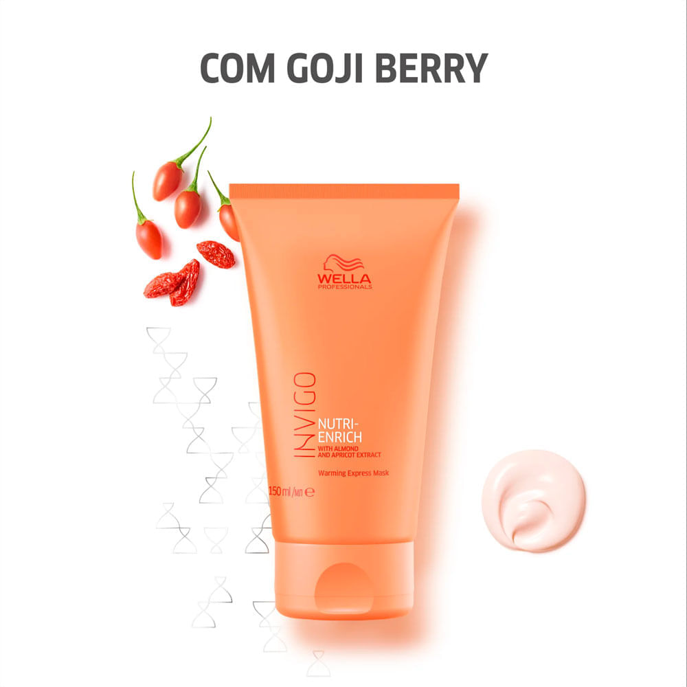 Máscara De Nutrição Wella Nutri-enrich Warming Express 150Ml
