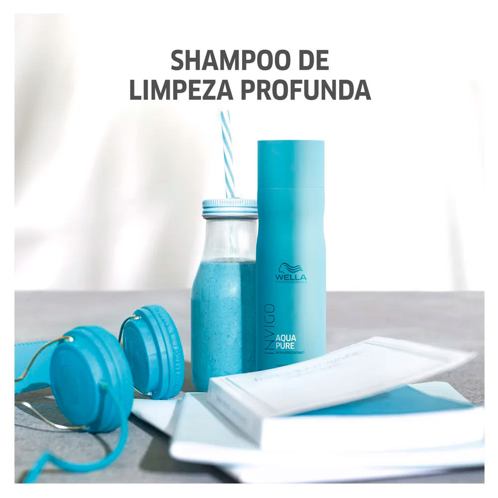 Shampoo Antirresíduos Invigo Balance Aqua Pure Wella Professionals 250ml