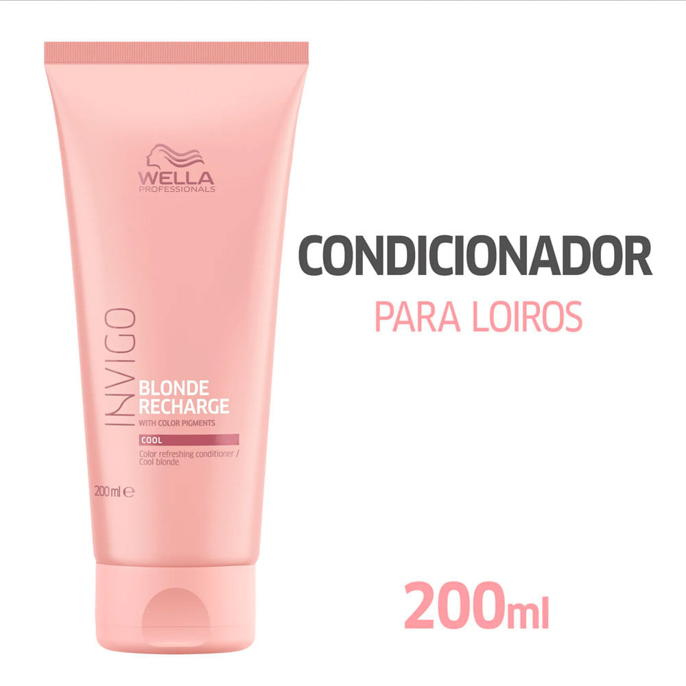 Condicionador Wella Professionals Invigo Blonde Recharge 200Ml