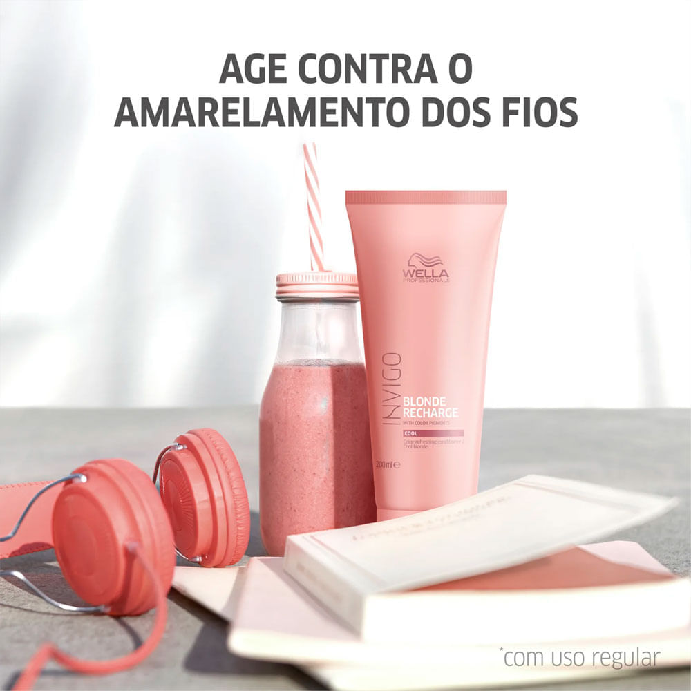 Condicionador Wella Professionals Invigo Blonde Recharge 200Ml