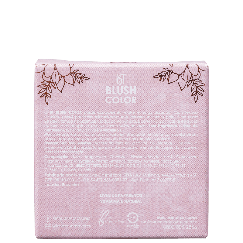Blush Color Bruna Tavares Hibisco 5g