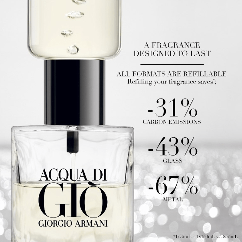 Refil Giorgio Armani Acqua di Giò Eau de Parfum