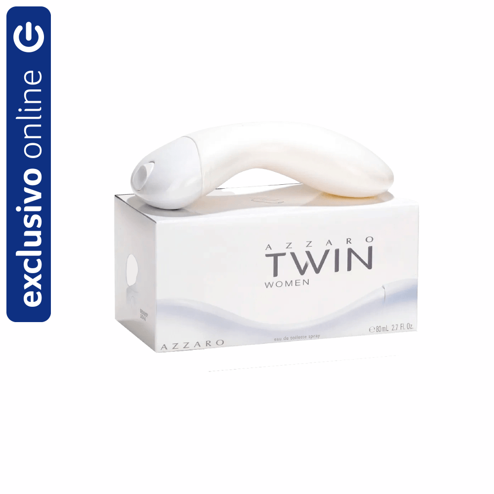 Azzaro Twin Woman Eau De Toilette Perfume Feminino 80Ml