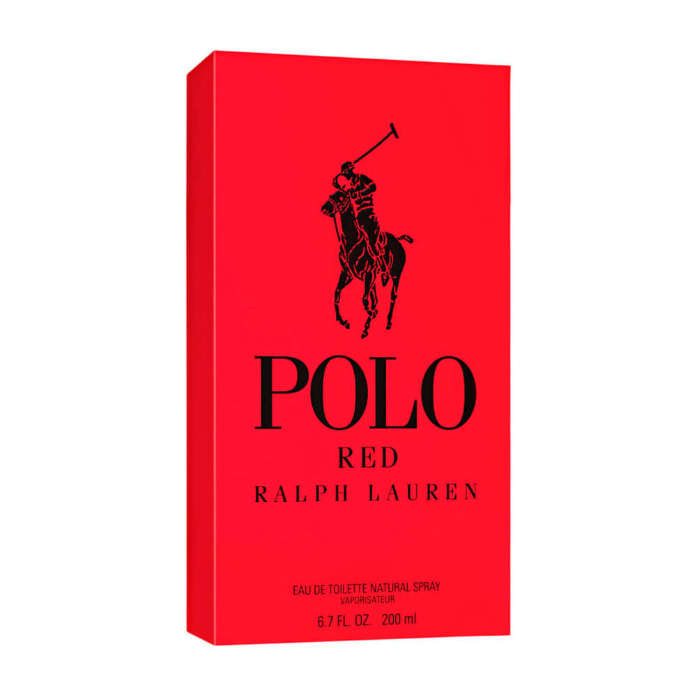 Ralph Lauren Polo Red Eau De Toilette Perfume Masculino 200 ml