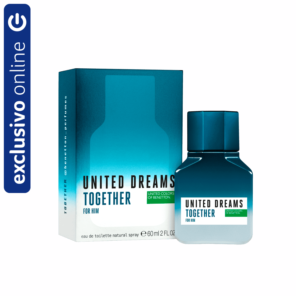 Benetton United Dreams Together Eau de Toilette Perfume Masculino 60ml