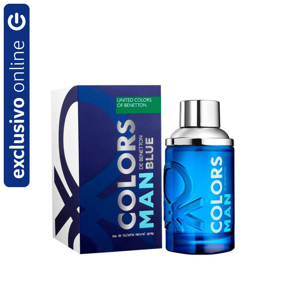 Benetton Colors Man Blue Eau de Toilette Perfume Masculino 60 ml