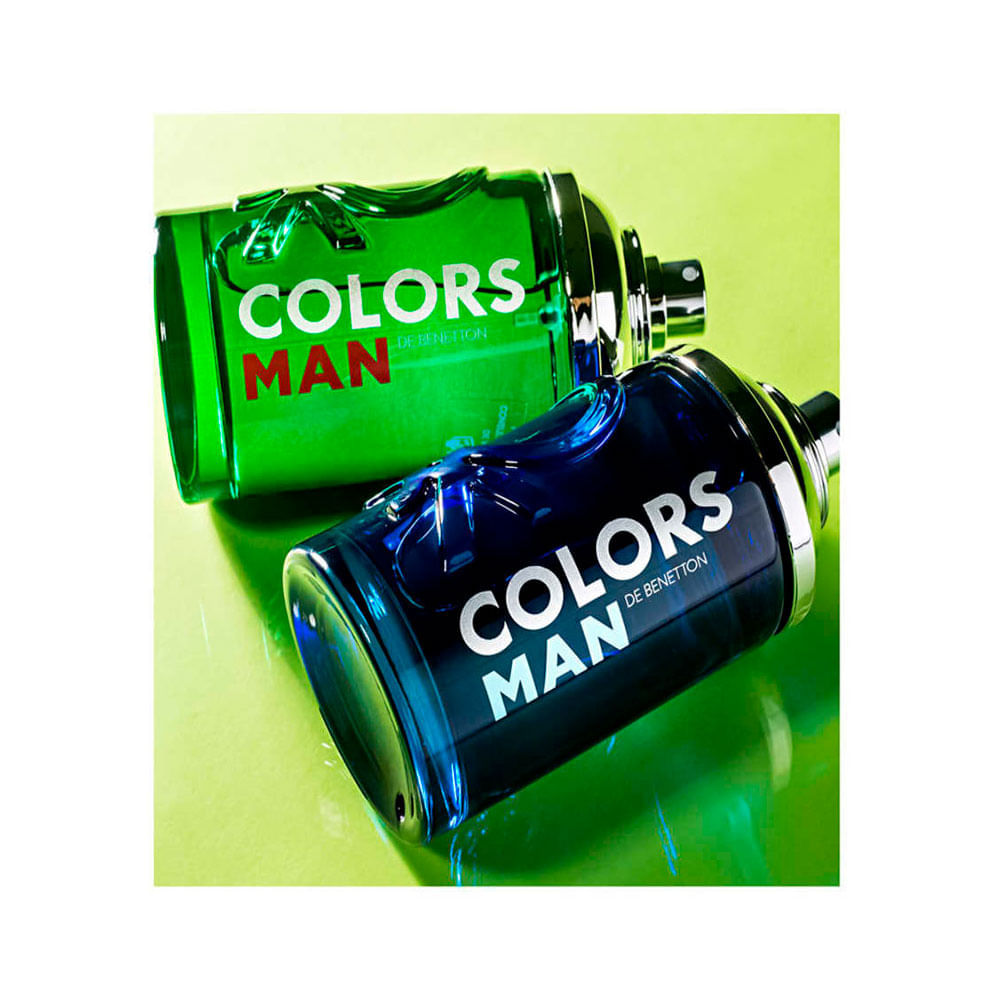 Benetton Colors Man Blue Eau de Toilette Perfume Masculino 100 ml