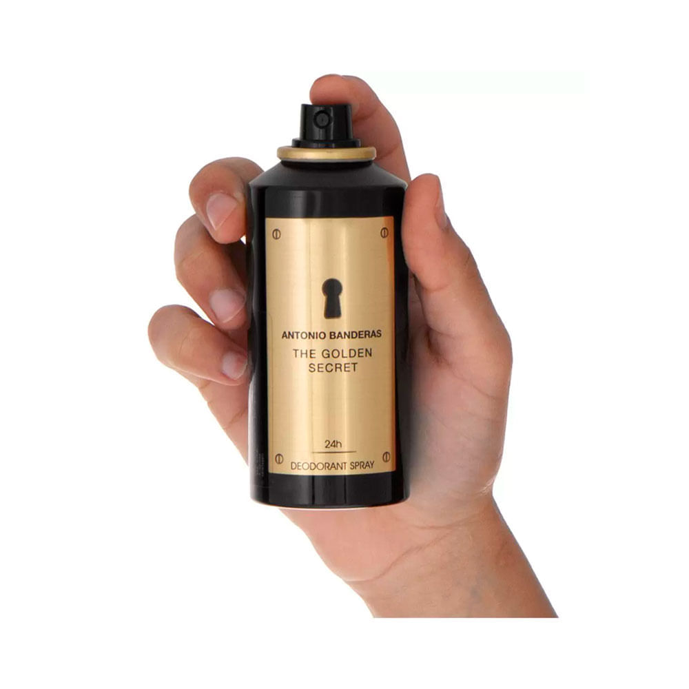 Antonio Banderas The Golden Secret Body Spray Masculino 150 ml
