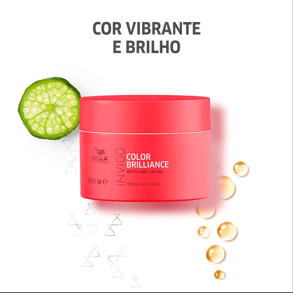 Máscara Capilar Wella Professionals Invigo Color Brilliance 500ml