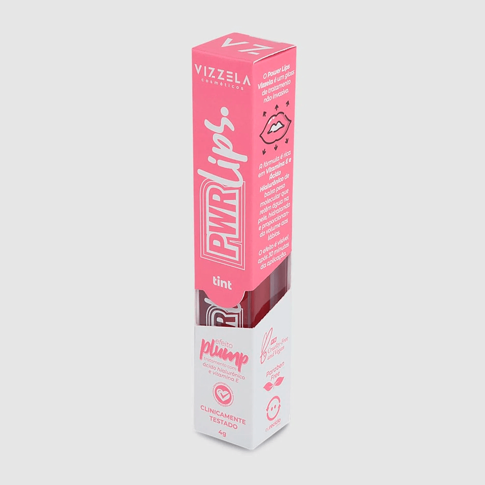 Gloss Labial Power Lips Tint Vizzela 4g