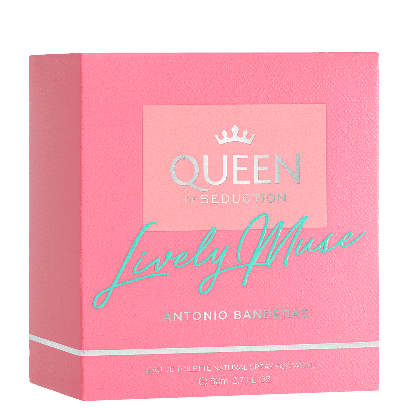 A. Banderas Queen of Seduction Lively Muse Eau de Toilette Perfume Feminino 80ml