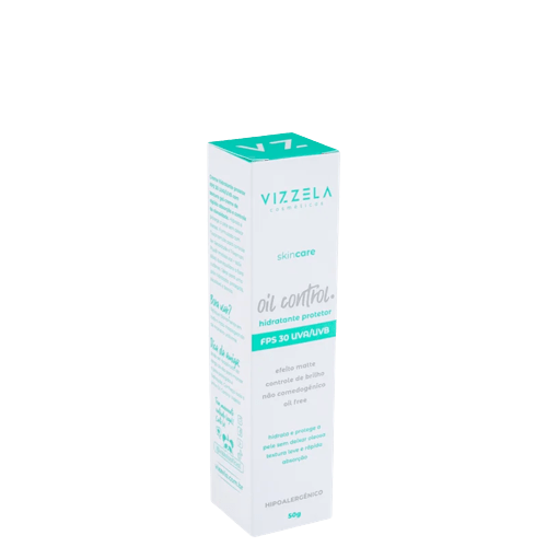 Creme Hidratante Facial Vizzela Oil Control FPS 30 50g