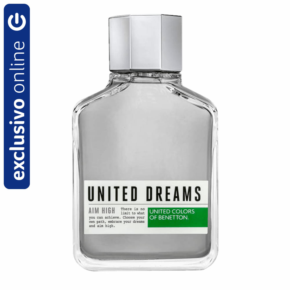 Benetton United Dreams Aim High Eau de Toilette Perfume Masculino 200 ml