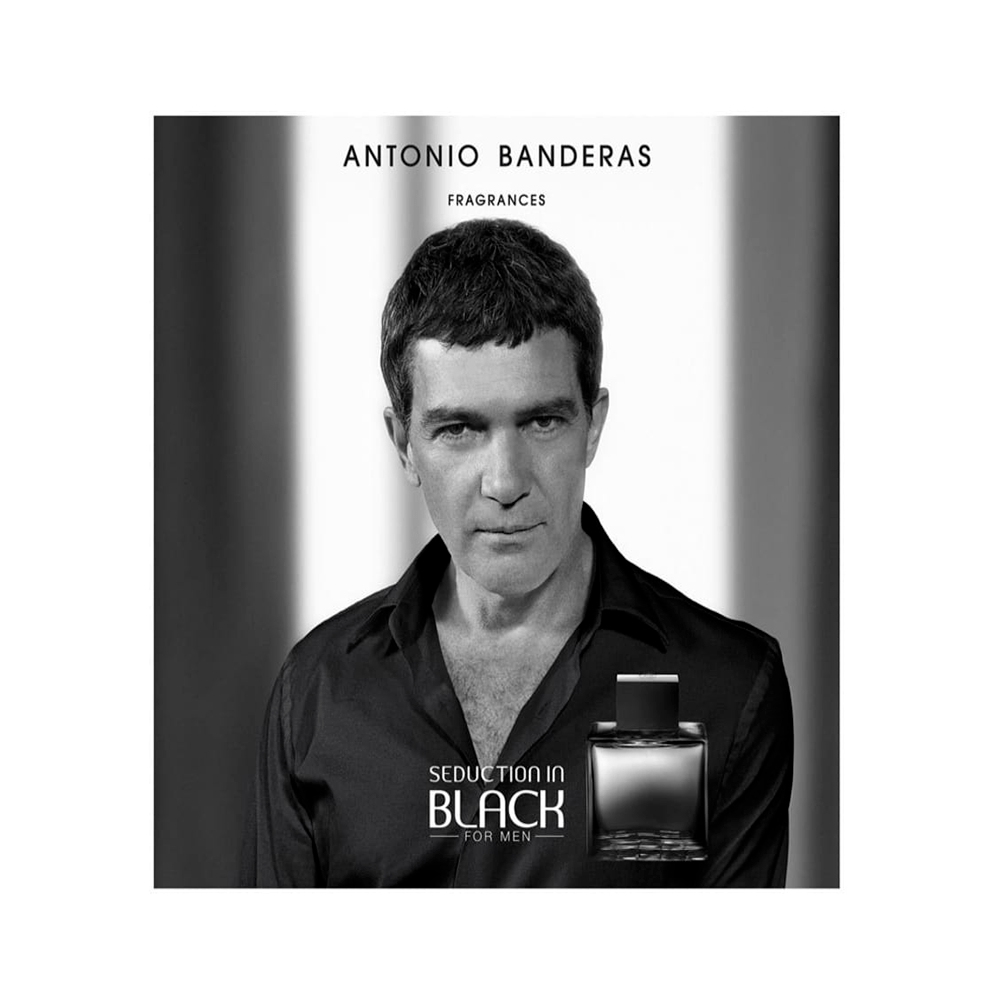 Antonio Banderas Seduction Black for Men Eau de Toilette Perfume Masculino 50 ml