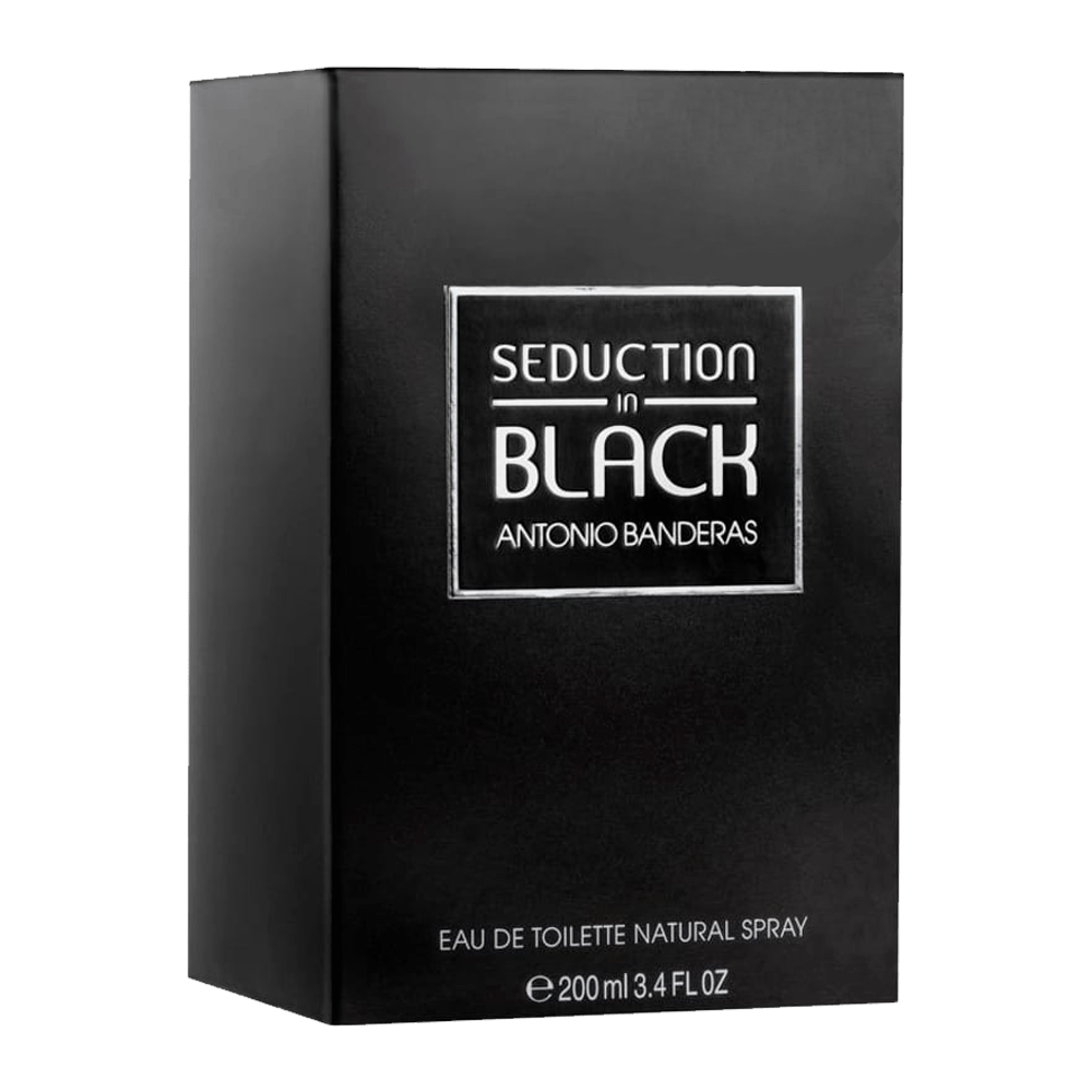 Antonio Banderas Seduction Black for Men Eau de Toilette Perfume Masculino 200 ml