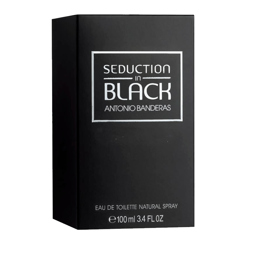 Antonio Banderas Seduction Black for Men Eau de Toilette Perfume Masculino 100 ml