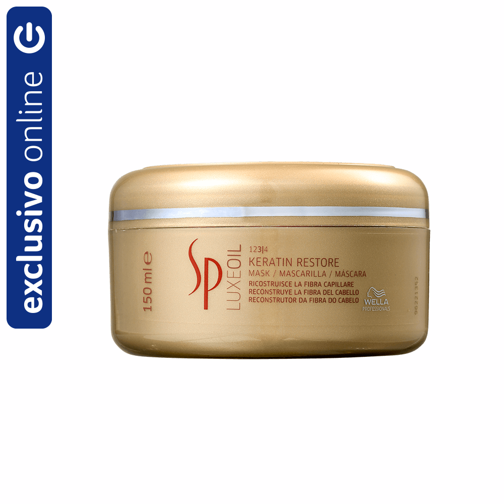 Máscara Capilar Wella SP System Professional Luxe Oil Keratin Restore 150Ml