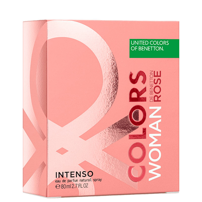 Benetton Colors Rosé Intenso Eau De Parfum Perfume Feminino 80ml