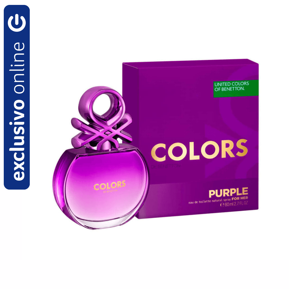 Benetton Colors Purple Eau De Toilette Perfume Feminino 80Ml