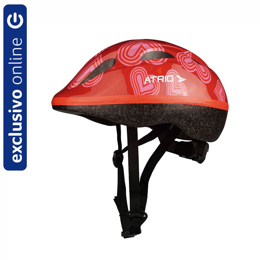 Capacete Infantil Atrio Tam P Ajustável Coração