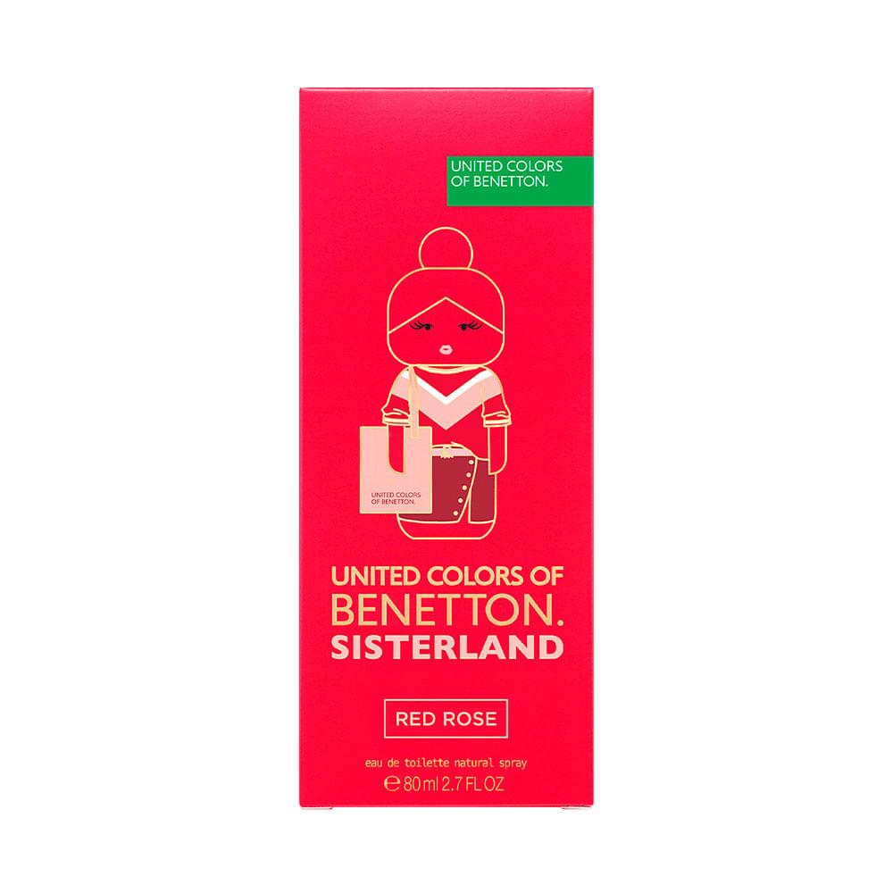 Benetton United Colors Sisterland Eau De Toilette Perfume Feminino 80Ml