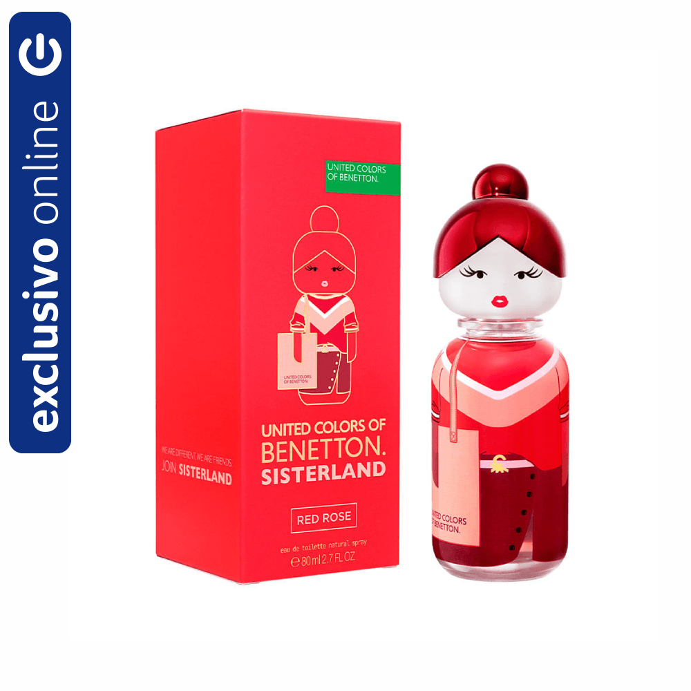 Benetton United Colors Sisterland Eau De Toilette Perfume Feminino 80Ml