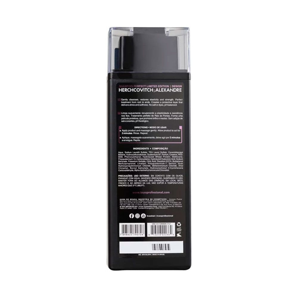 Shampoo Truss Alexandre Herchcovitch Perfect 300Ml