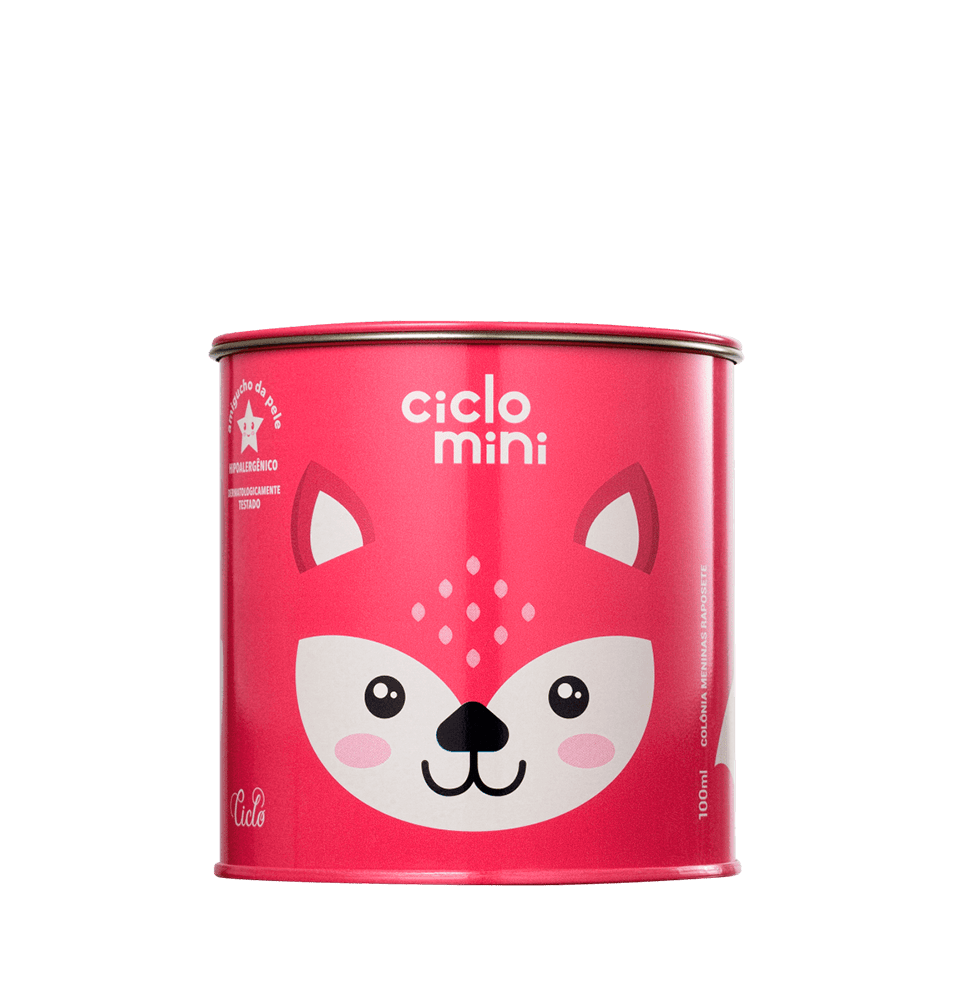Colônia Ciclo Mini Perfume Infantil Raposete 100Ml