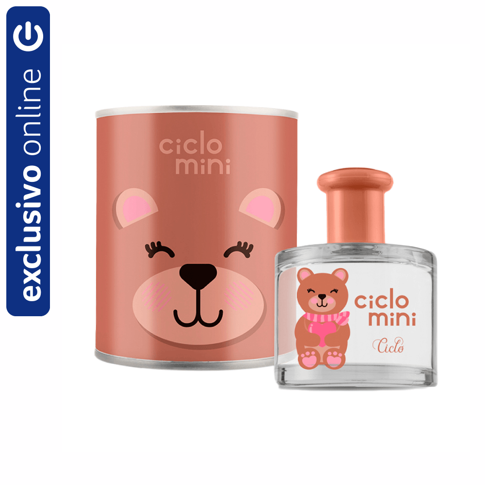 Colônia Ciclo Mini Perfume Infantil Ursolina 100Ml