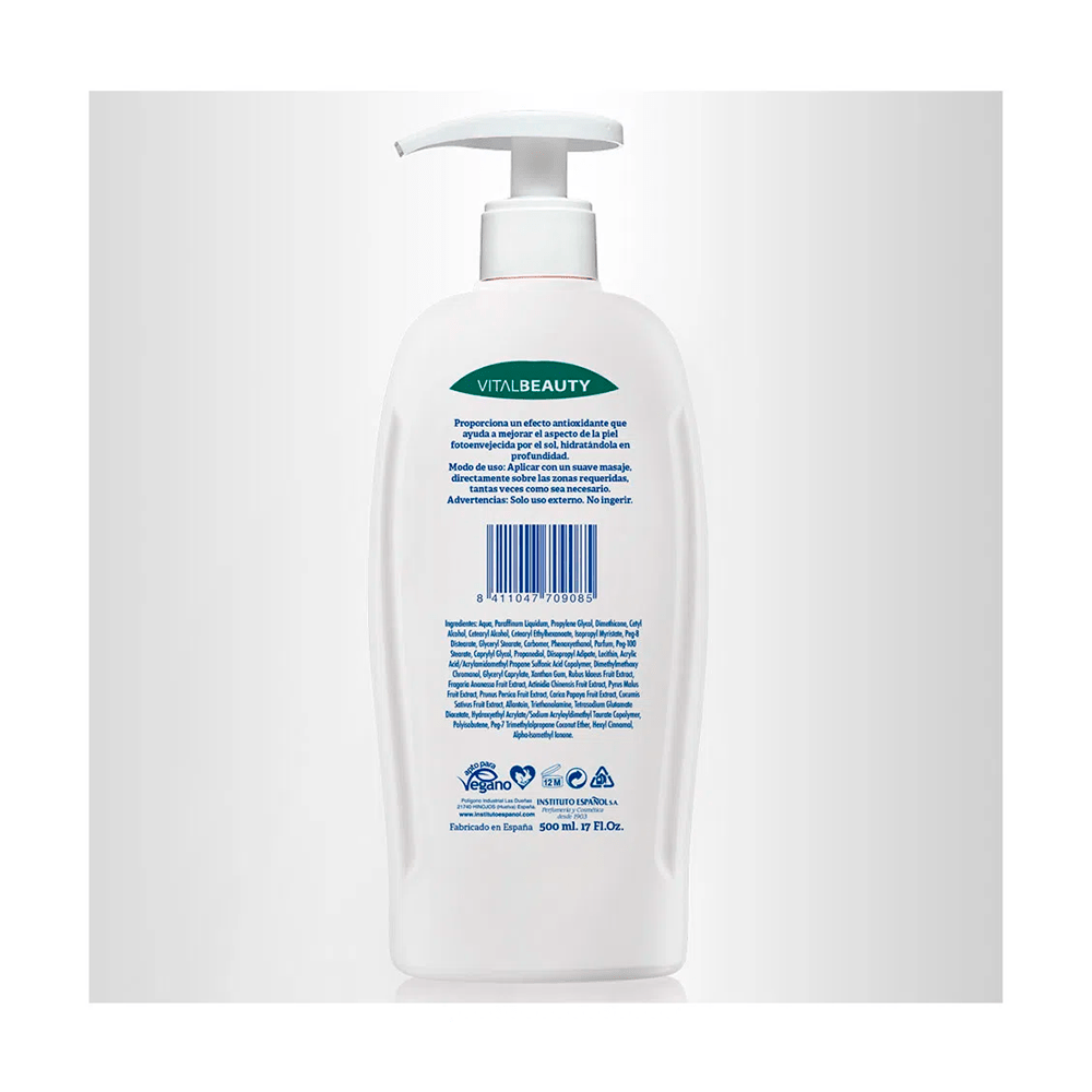 Loção Hidratante Vital Beauty Instituto Español Detox 500Ml