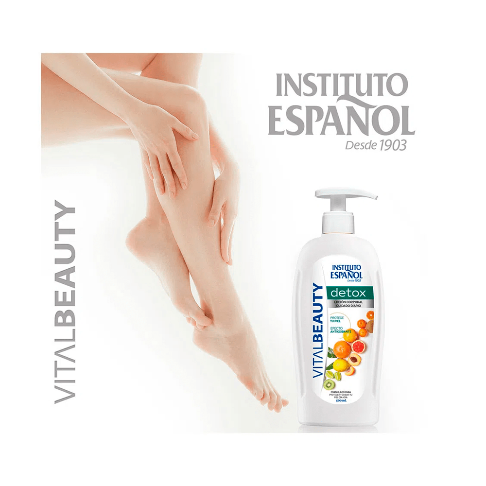 Loção Hidratante Vital Beauty Instituto Español Detox 500Ml
