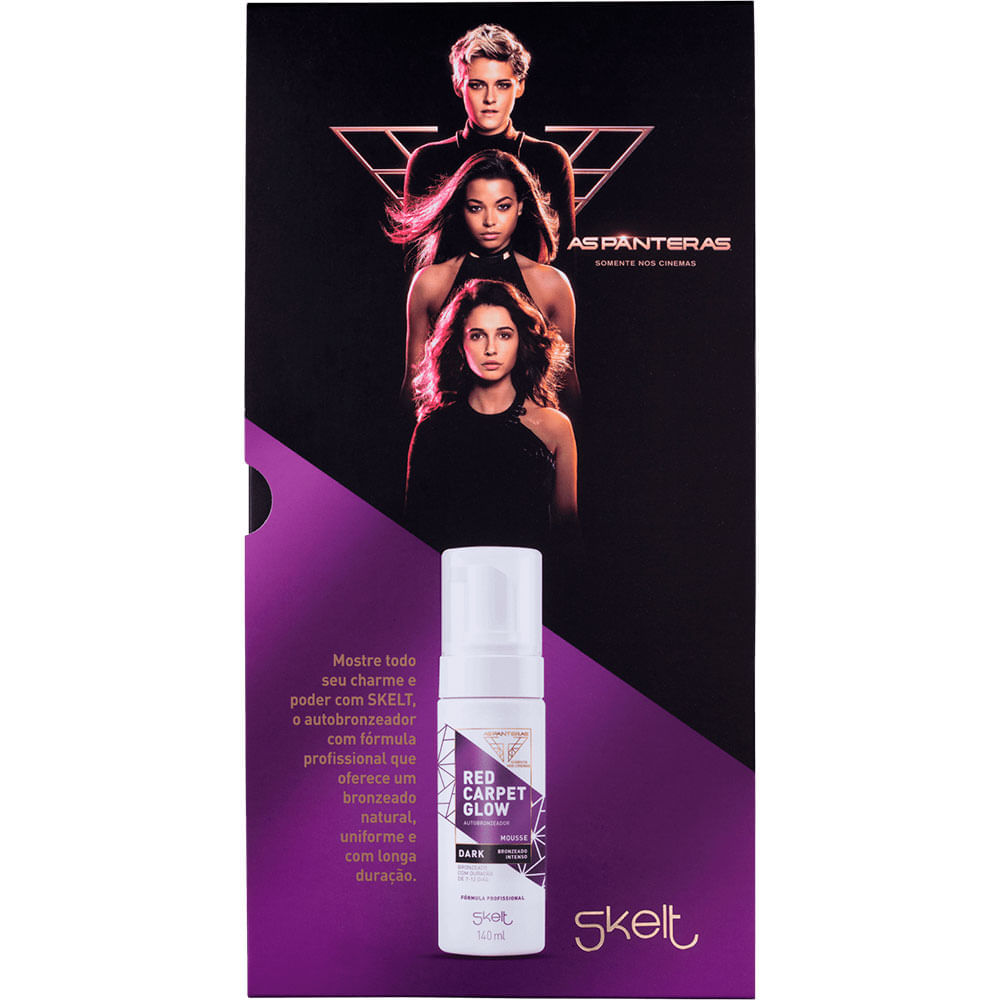 Mousse Autobronzeador Skelt Dark Red Carpet Glow Dark 140ml