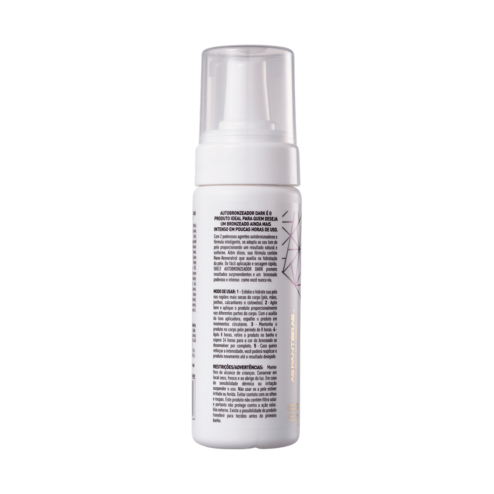 Mousse Autobronzeador Skelt Dark Red Carpet Glow Dark 140ml