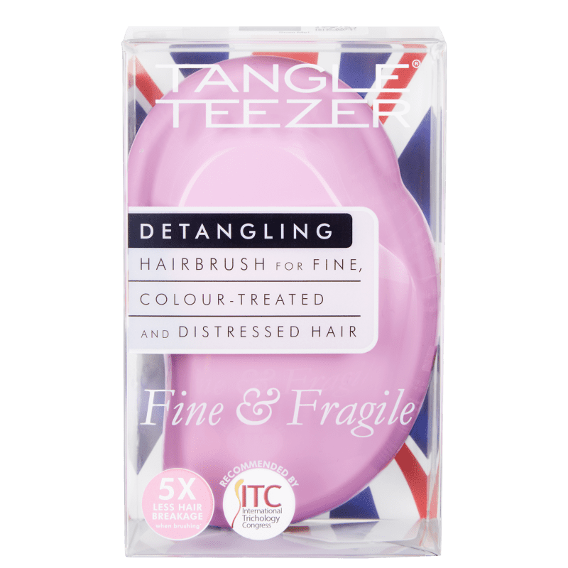 Escova De Cabelo Tangle Teezer The Original Fine And Fragile Pink Dawn