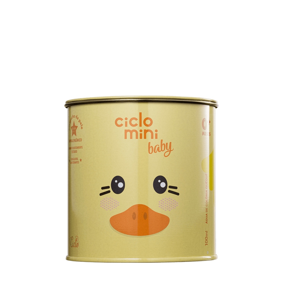 Colônia Ciclo Mini Perfume Infantil QuéQué 100Ml