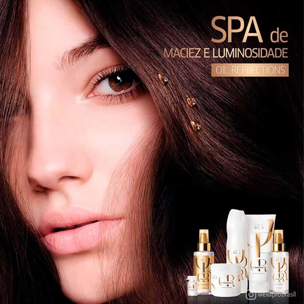 Máscara Capilar Wella Professionals Oil Reflections Luminous Reboost 150Ml