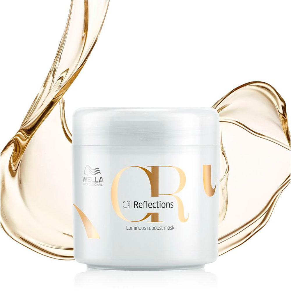 Máscara Capilar Wella Professionals Oil Reflections Luminous Reboost 150Ml