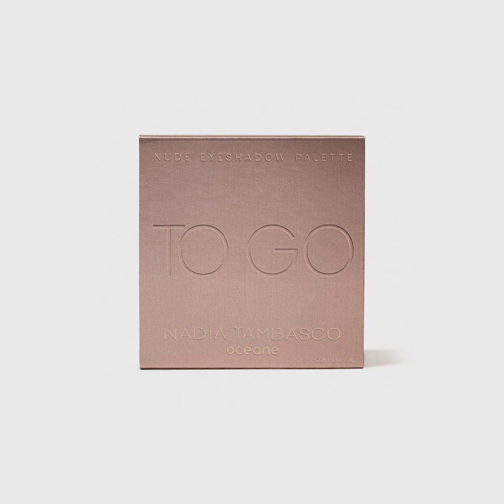Paleta de Sombras Océane Nádia Tambasco To Go Nude 7,2g