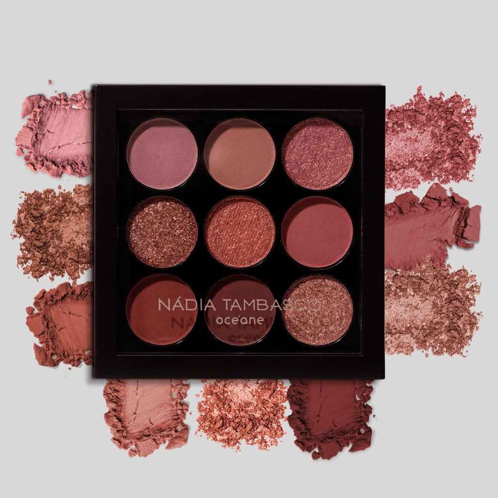 Paleta de Sombras Océane Nádia Tambasco To Go Nude 7,2g