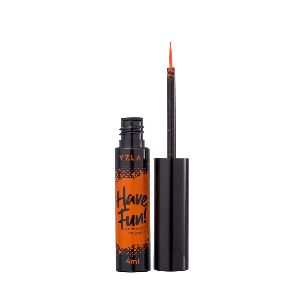Delineador Vizzela Have Fun! Laranja 4ml